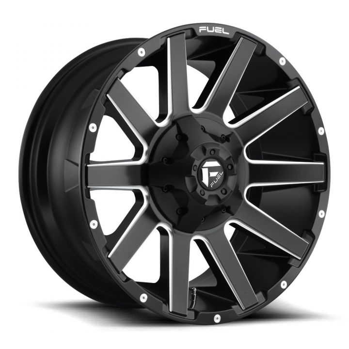 Fuel Wheels<br>Contra Matte Black Milled (22x10)