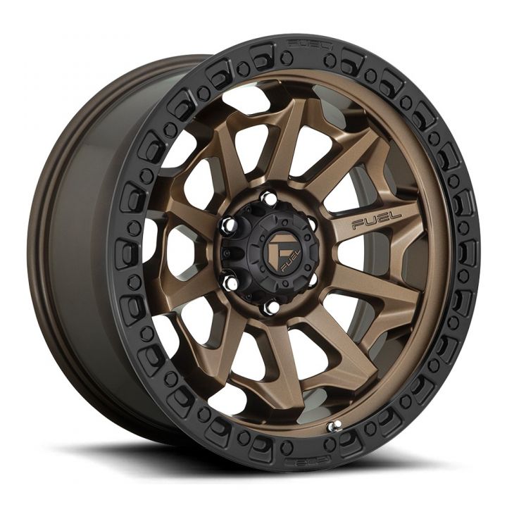 Fuel Wheels<br>Covert Matte Bronze Black Lip (17x9)