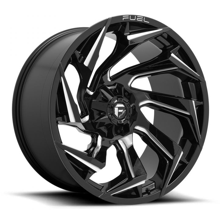 Fuel Wheels<br>Reaction Gloss Black Milled (20x10)