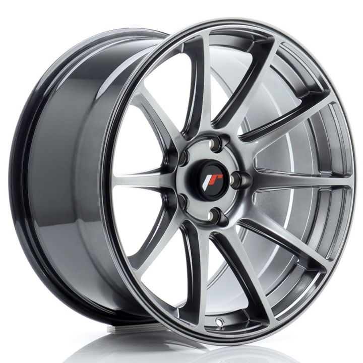 Japan Racing Wheels<br>JR11 Hyper Black (18x9.5)