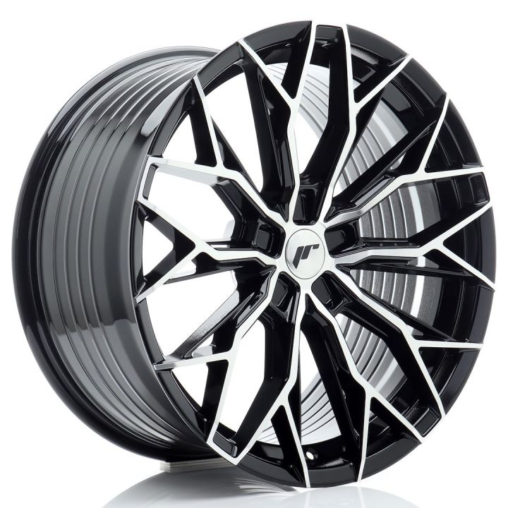 Japan Racing Wheels<br>JR49 Gloss Black Machined (20x10)