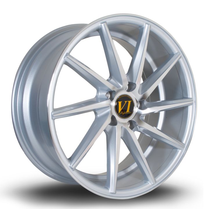 6Performance<br>ESHL Polished Flat Silver (19x8.5)