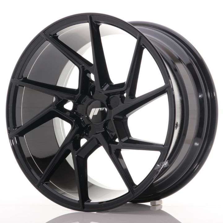 Japan Racing Wheels<br>JR33 Glossy Black (20x10)