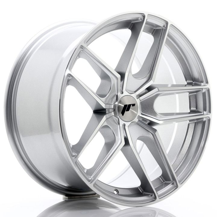 Japan Racing Wheels<br>JR25 Silver Machined (18x9.5)