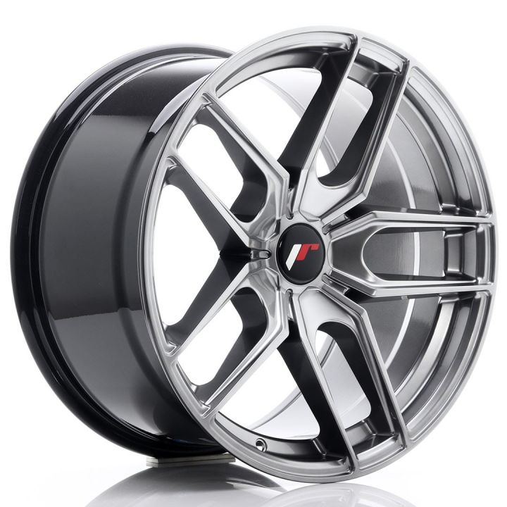 Japan Racing Wheels<br>JR25 Hyper Black (18x9.5)