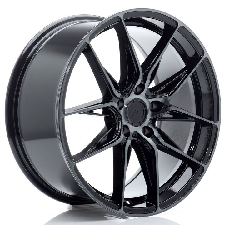 Japan Racing Wheels<br>JR44 Black Machined (18x8.5)