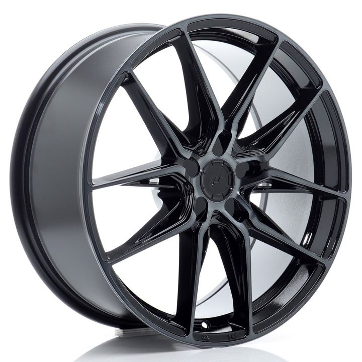 Japan Racing Wheels<br>JR44 Black Machined (19x9)