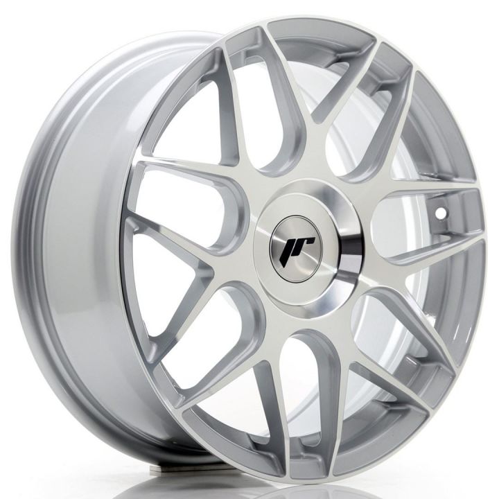 Japan Racing Wheels<br>JR18 Silver Machined (17x7)