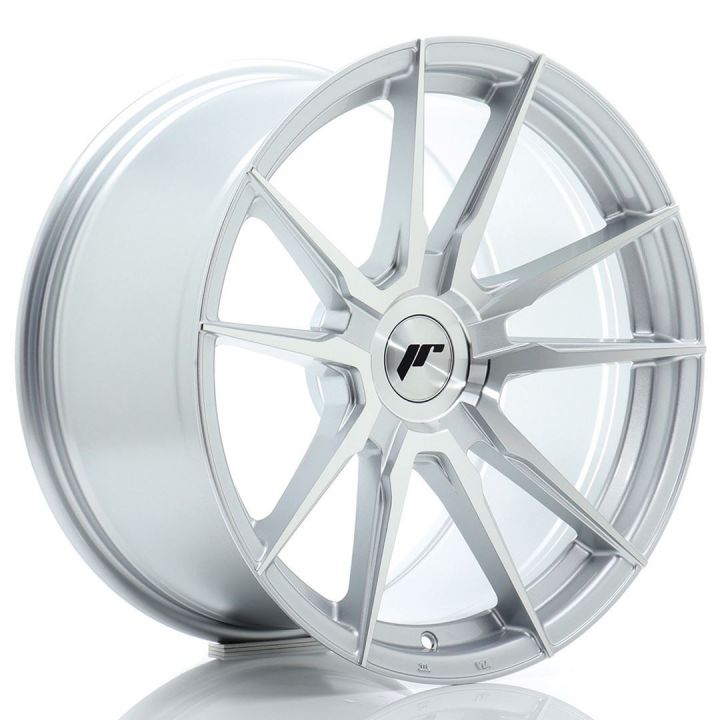 Japan Racing Wheels<br>JR21 Silver Machined (18x9.5)