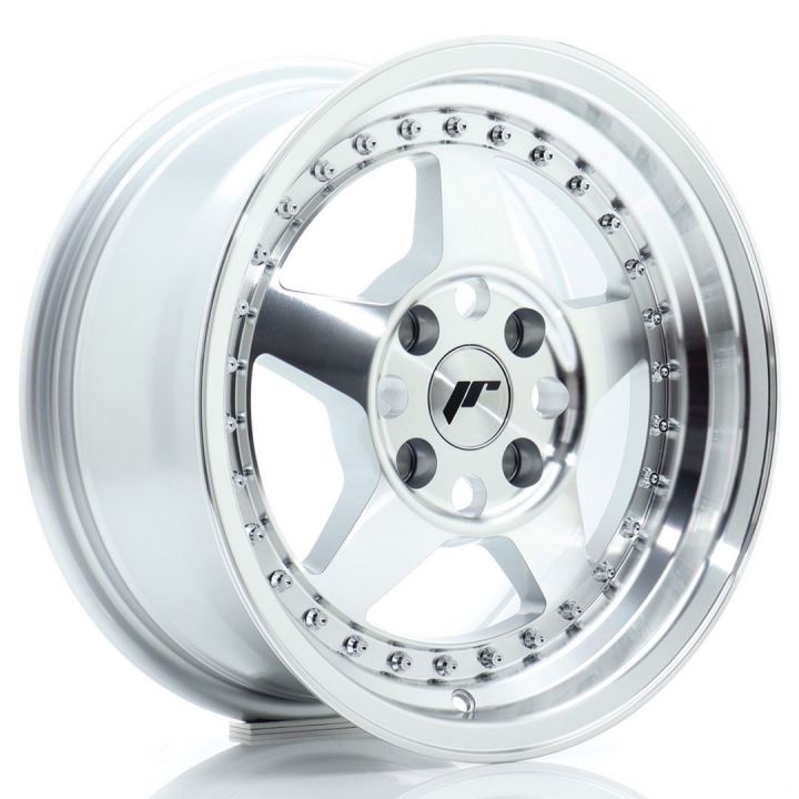 Japan Racing Wheels<br>JR6 Silver Machined (15x8)