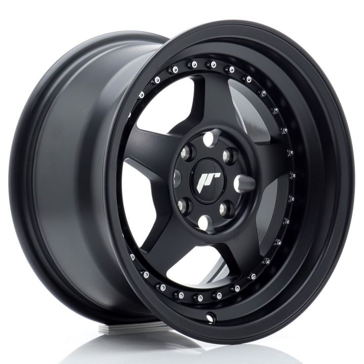 Japan Racing Wheels<br>JR6 Matt Black (15x8)