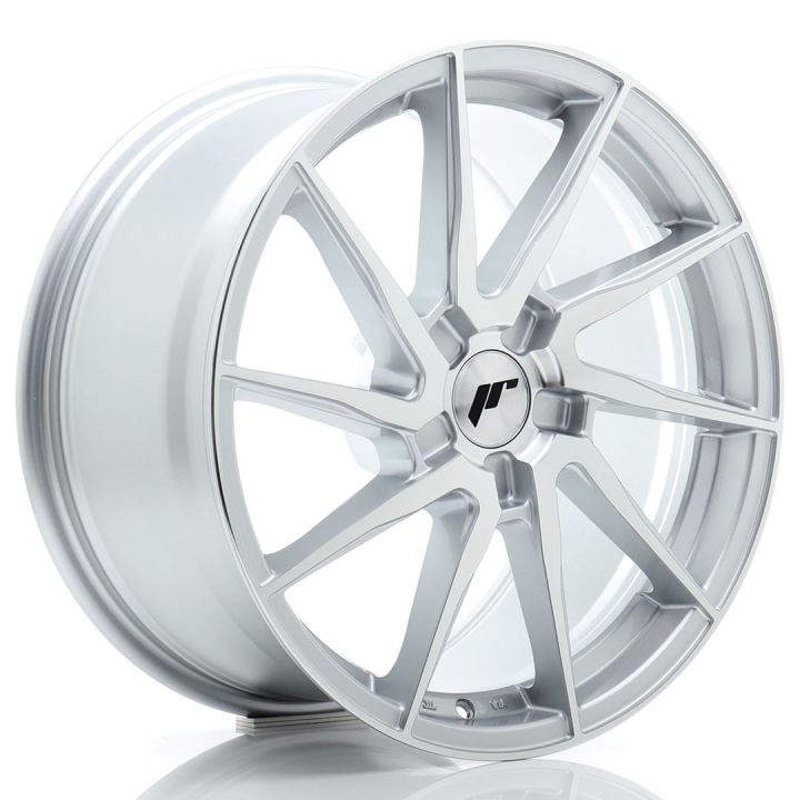 Japan Racing Wheels<br>JR36 Silver Machined (18x9)