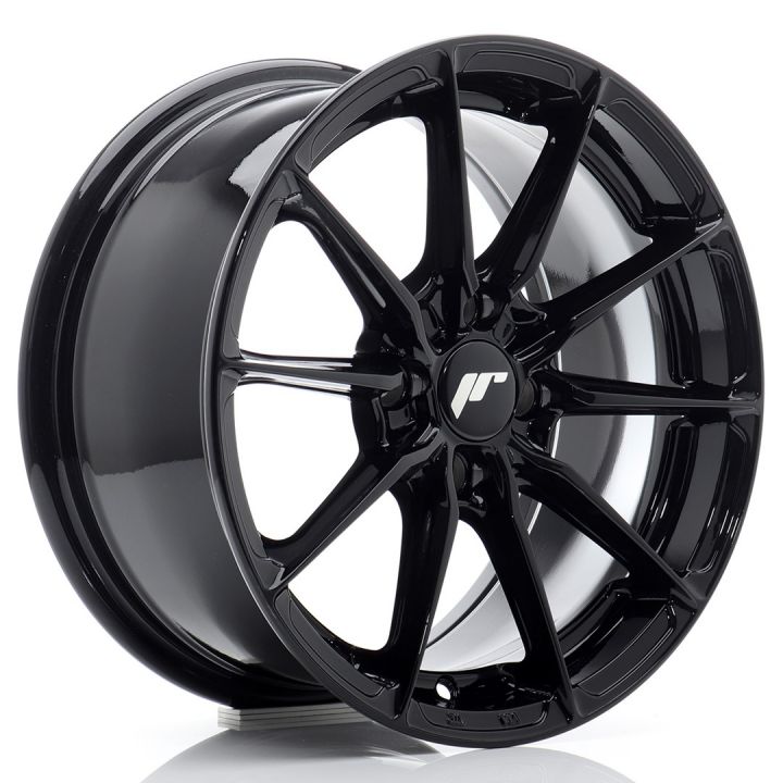 Japan Racing Wheels<br>JR37 Glossy Black (15x7)
