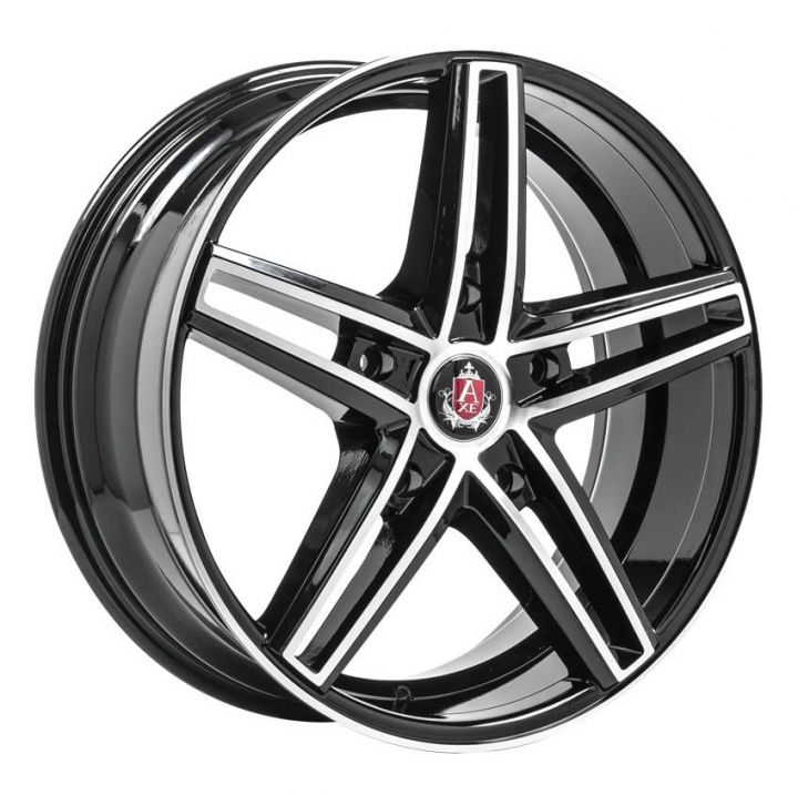 Axe Wheels<br>EX14 - Black Polished (18x8)