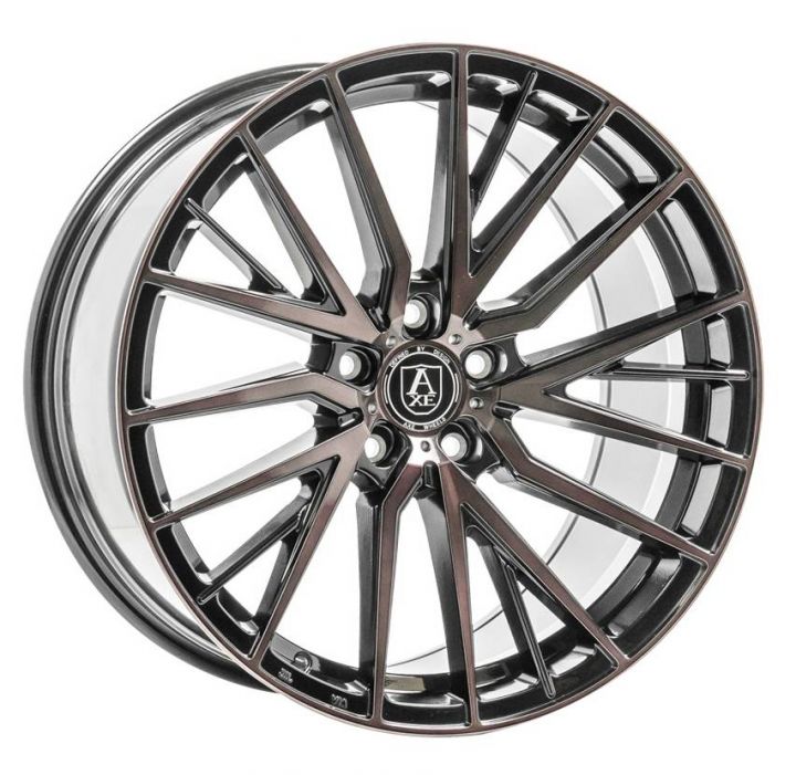 Axe Wheels<br>EX40 - Black Polished Tinted (20x8.5)