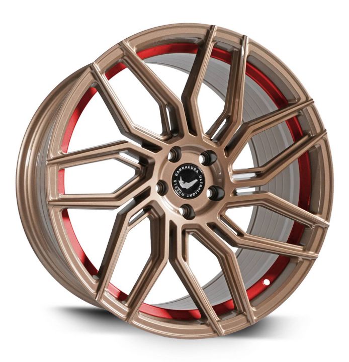 Barracuda<br>Dragoon - Higloss Bronze Trimline Red (19x8.5)