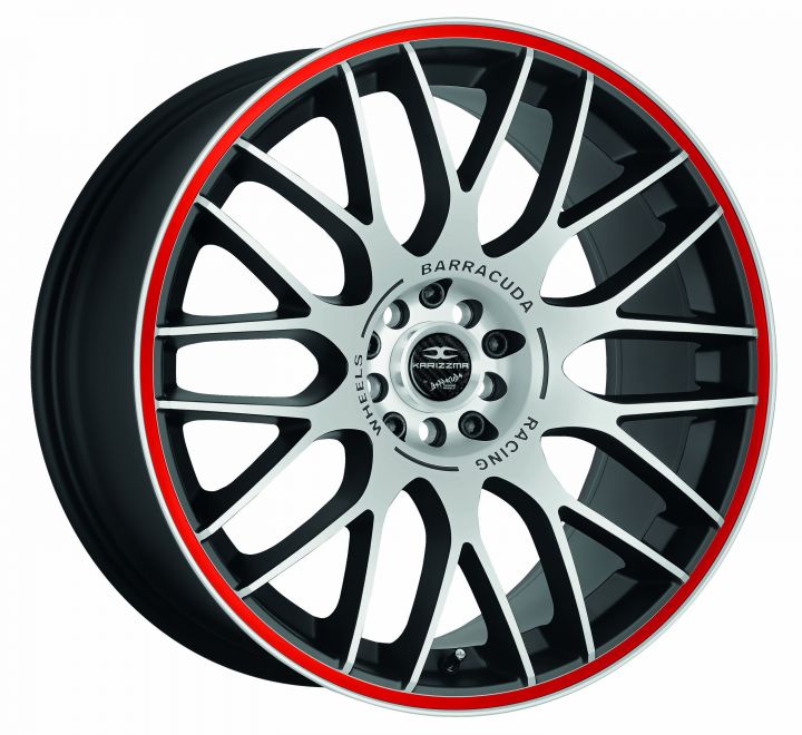 Barracuda<br>Karizzma - Matt Black Polished Color Trim Rot (19x8.5)