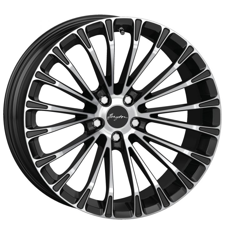 Breyton<br>Race LS 2 - Matt Black Polished Face (20x10)