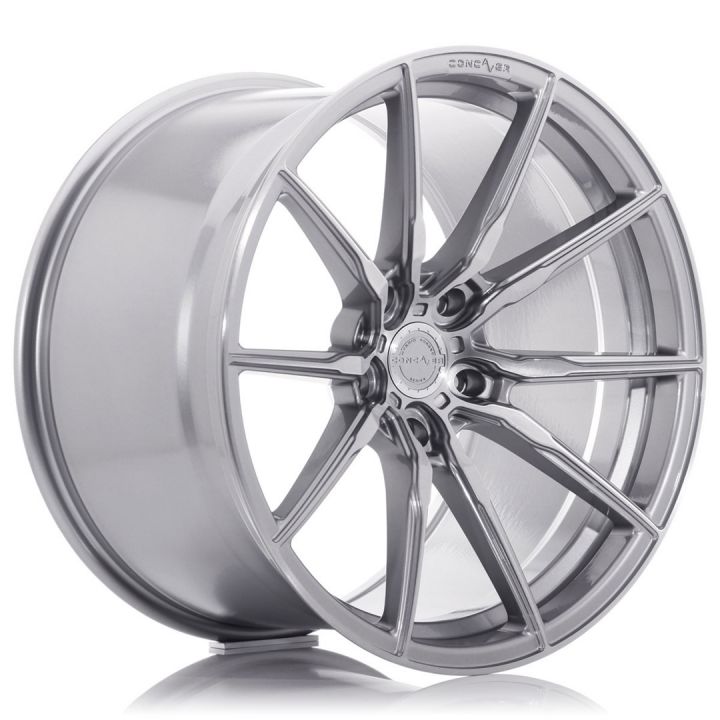 Concaver Wheels<br>CVR4 Brushed Titanium (20x8)