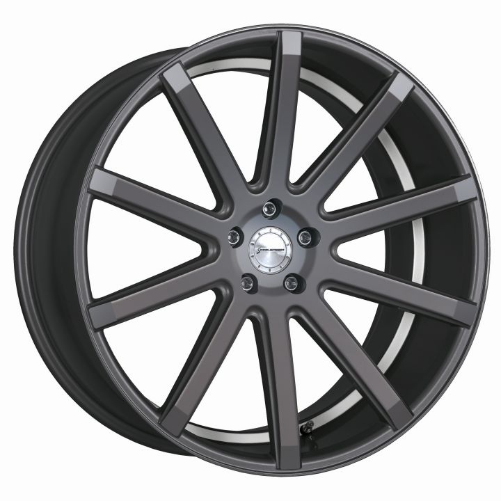 Corspeed<br>DeVille - Gunmetal Trimline Weiss (20x10.5)