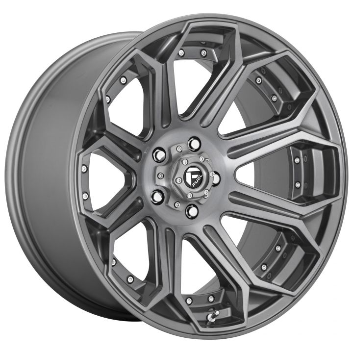 Fuel Wheels<br>Siege Brushed Gun Metal Grey (20x9)