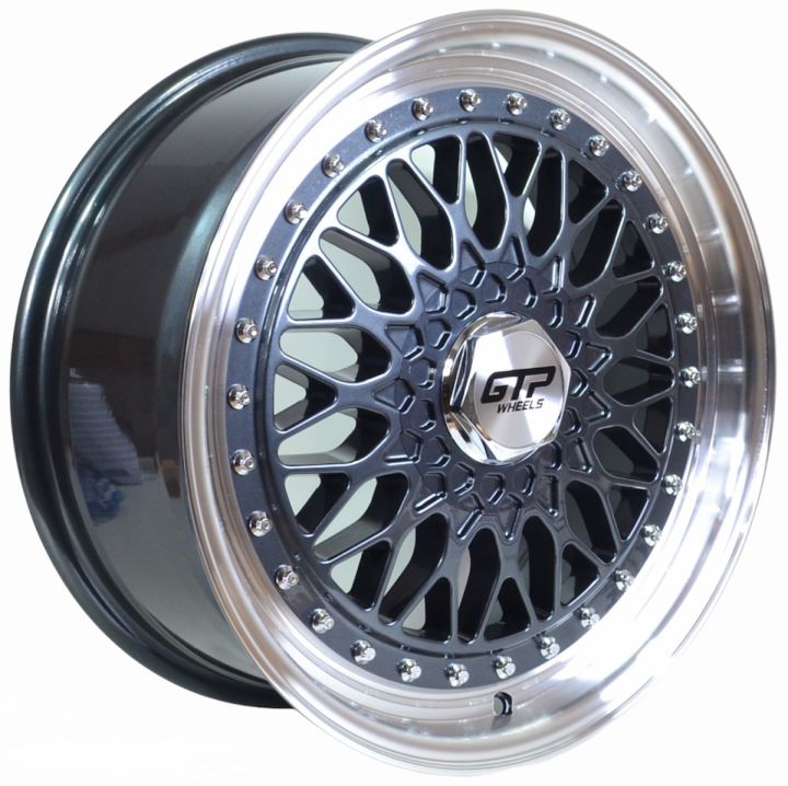 GTP Wheels<br>GTP 072 - Gun Metal poliert (15x7)
