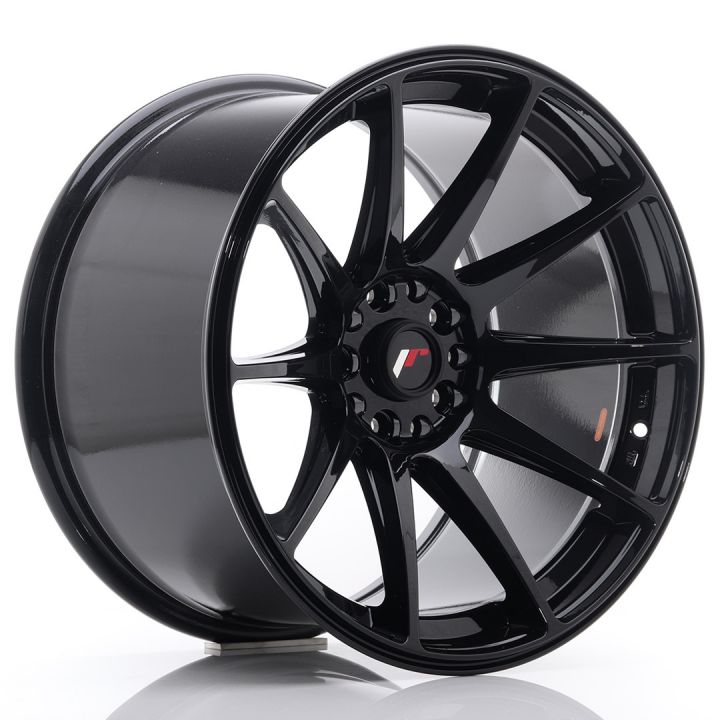 Japan Racing Wheels<br>JR11 Glossy Black (18x10.5)