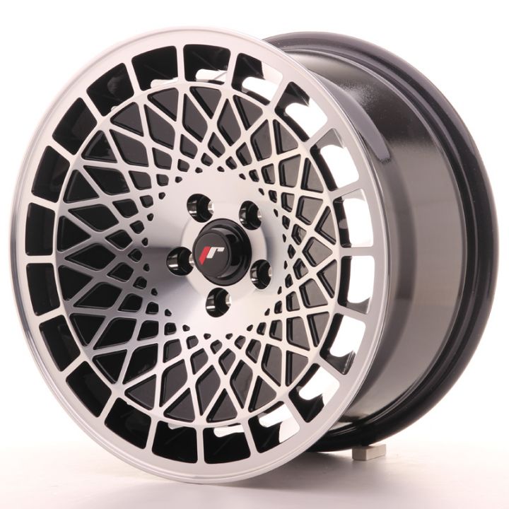 Japan Racing Wheels<br>JR14 Black Machined (16x8)