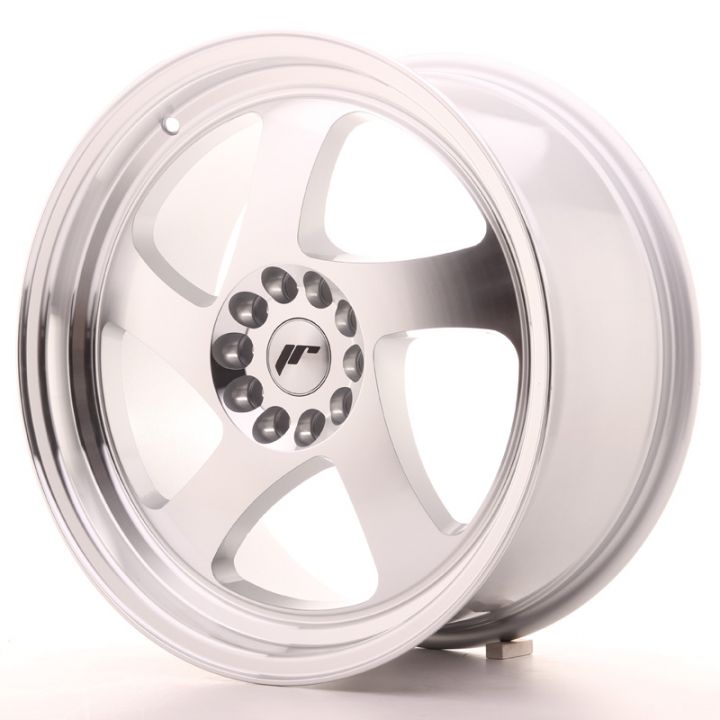 Japan Racing Wheels<br>JR15 Machined Silver (18x8.5)