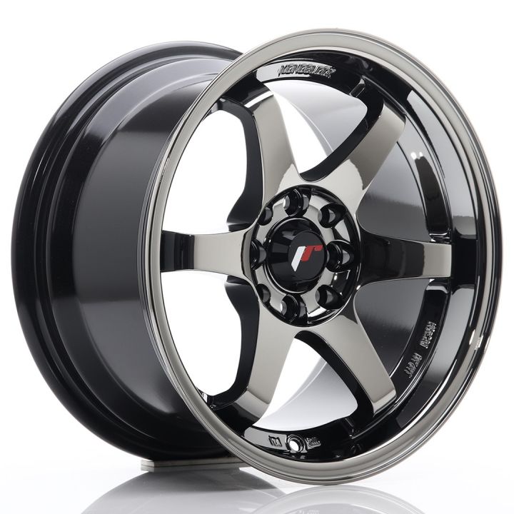 Japan Racing Wheels<br>JR3 Black Chrom (15″)