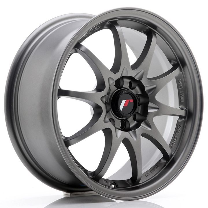 Japan Racing Wheels<br>JR5 Matt Gun Metal (16x7)