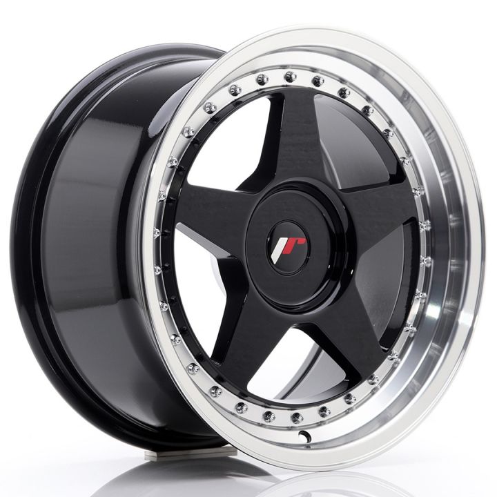 Japan Racing Wheels<br>JR6 Glossy Black (17x9)