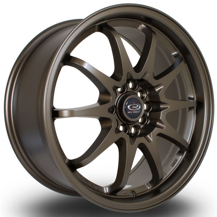 Rota Wheels<br>Fighter Matt Bronze (17″)