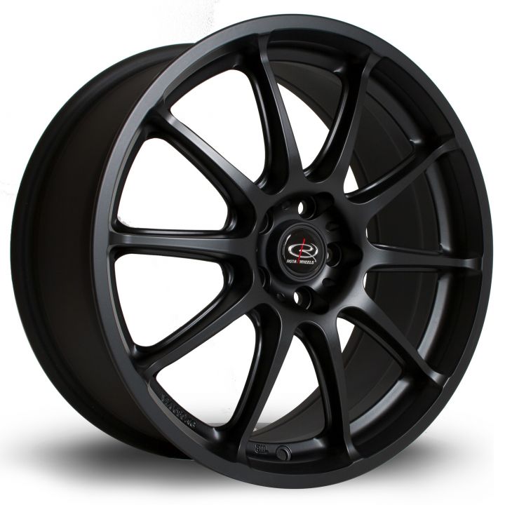 Rota Wheels<br>GR-A Flat Black (17″)