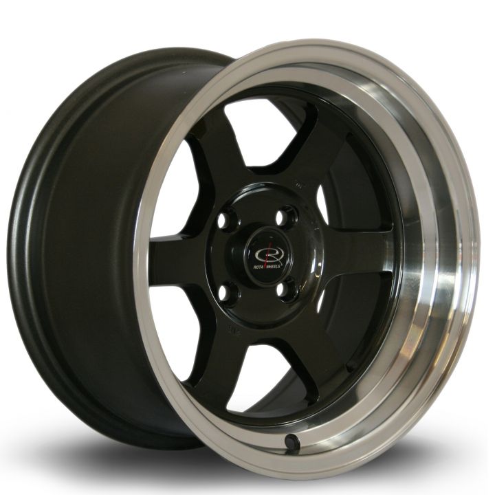 Rota Wheels<br>Grid-V Royal Gun Metallic (15x8)