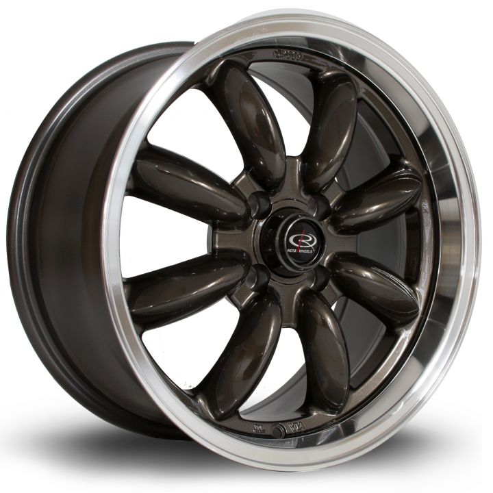 Rota Wheels<br>D154 Fully Polished Silver (16″)
