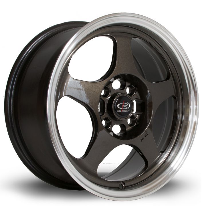 Rota Wheels<br>Slipstream Royal Gun Metal (15″)