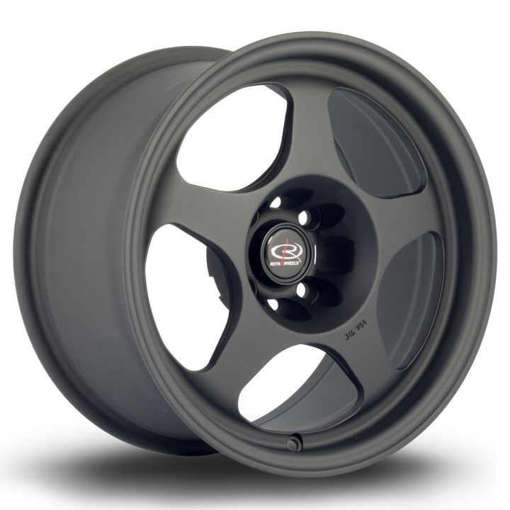 Rota Wheels<br>Slipstream Flat Black (15″)