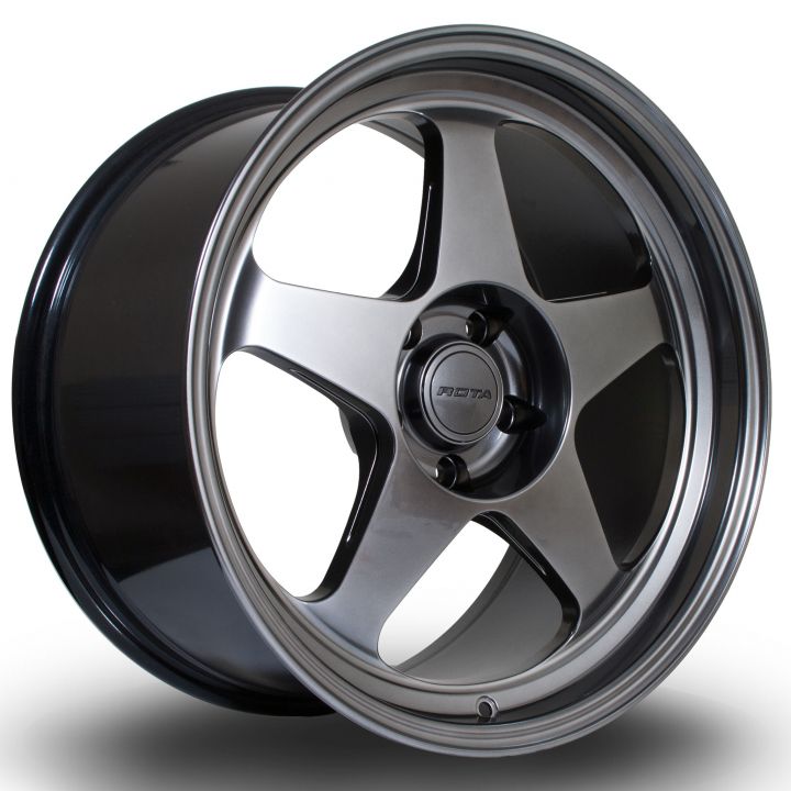 Rota Wheels<br>Slipstream Hyper Black (18x9.5)