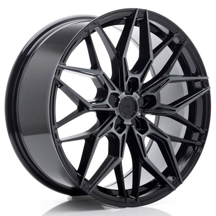 Japan Racing Wheels<br>JR46 Black Machined (19x8)