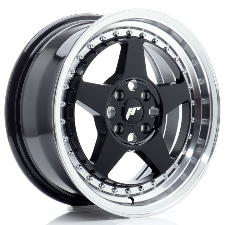 Japan Racing Wheels<br>JR6 Gloss Black (16x7)