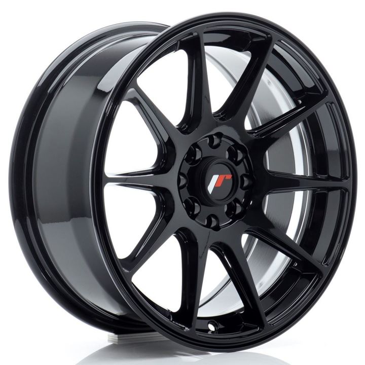 Japan Racing Wheels<br>JR11 Gloss Black (16x7 Zoll)