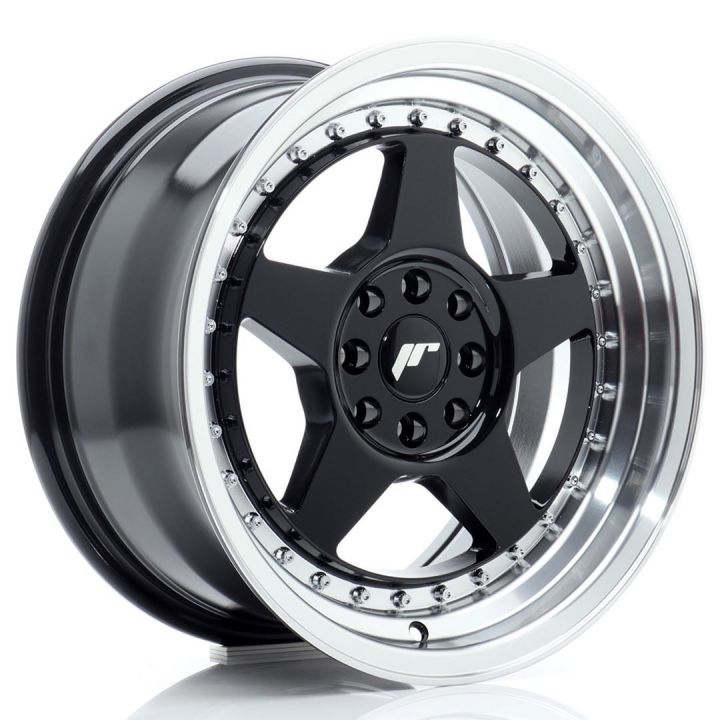 Japan Racing Wheels<br>JR6 Gloss Black (16x8)