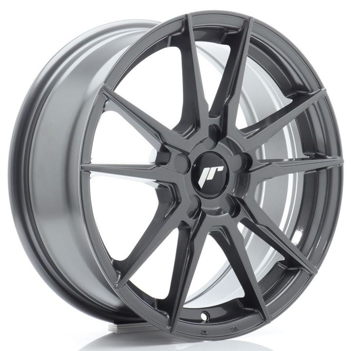 Japan Racing Wheels<br>JR21 Hyper Gray (17x7)