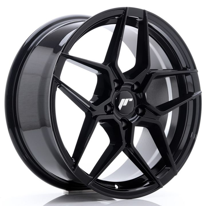 Japan Racing Wheels<br>JR34 Glossy Black (18x8 Zoll)