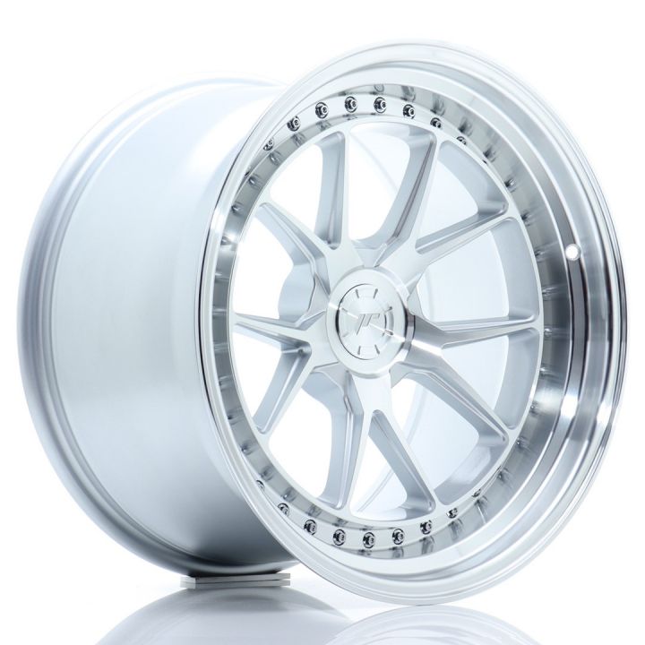 Japan Racing Wheels<br>JR39 Silver Machined (18x10.5)