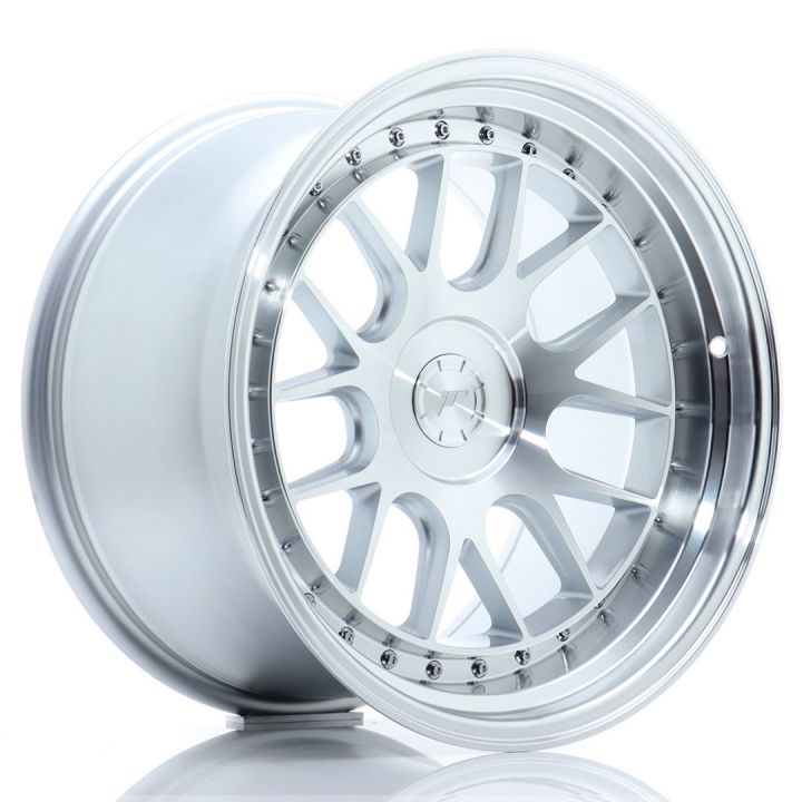 Japan Racing Wheels<br>JR40 Silver Machined (18x10.5)