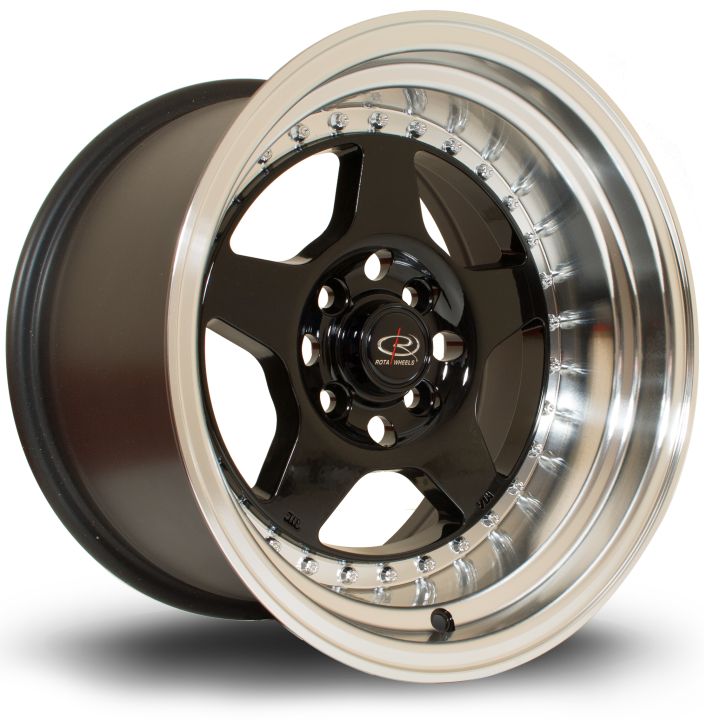 Rota Wheels<br>Kyusha Royal Black (15″)