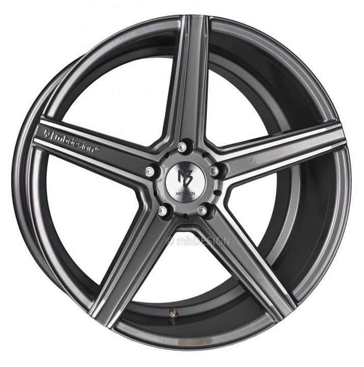 mbDESIGN<br>KV1 DC - Glanzgrau poliert (19x9.5)