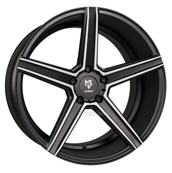 mbDESIGN<br>KV1 DC - Mattschwarz poliert (20x10.5)
